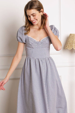IT'S MY DAY WOVEN MIDI DRESS - By Baano