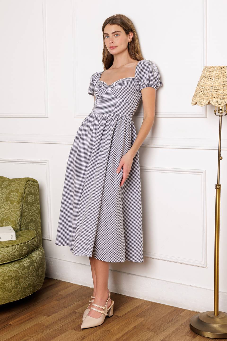 IT'S MY DAY WOVEN MIDI DRESS - By Baano