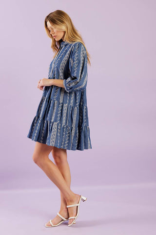 ENDLESS SUNSHINE WOVEN MINI DRESS - By Baano