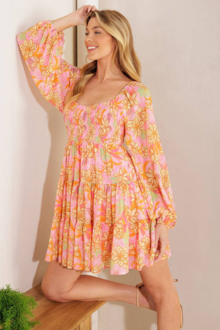 KILLING TIME WOVEN MINI DRESS - By Baano