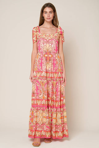 IMPRESSIVE FLIRT BLUE WOVEN MAXI DRESS - By Baano
