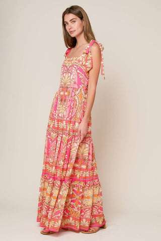 IMPRESSIVE FLIRT BLUE WOVEN MAXI DRESS - By Baano