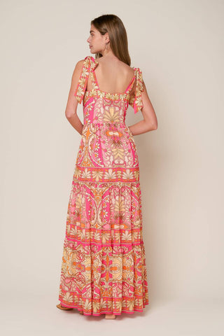 IMPRESSIVE FLIRT BLUE WOVEN MAXI DRESS - By Baano