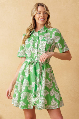 MYSTERIES OF THE NIGHT WOVEN MINI DRESS - By Baano