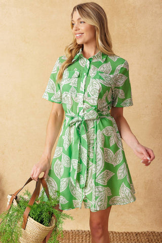 MYSTERIES OF THE NIGHT WOVEN MINI DRESS - By Baano