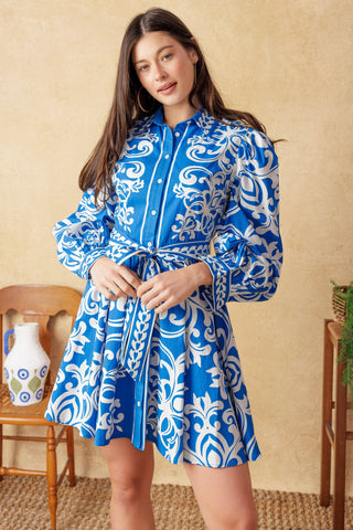 MOONSTONE DREAMS WOVEN MINI DRESS - By Baano