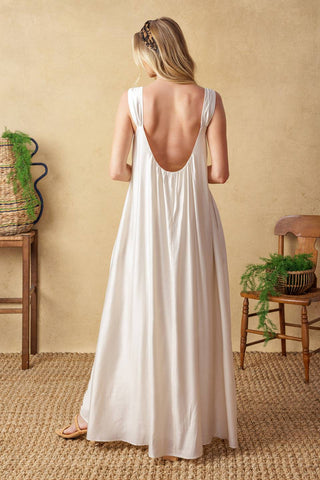 CELESTIAL SKIES WOVEN MAXI DRESS - By Baano