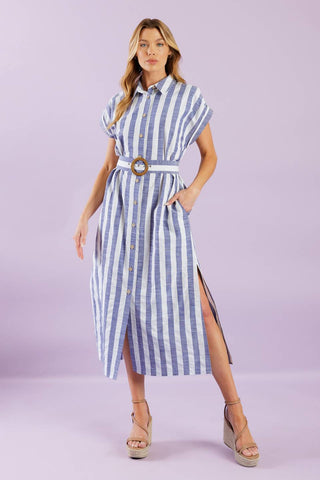 WOULD'VE BEEN THE ONE WOVEN MIDI DRESS - By Baano