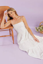 ENCHANTING MOMENTS WOVEN MIDI DRESS - By Baano