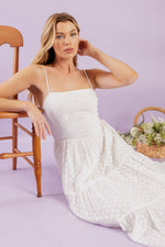ENCHANTING MOMENTS WOVEN MIDI DRESS - By Baano