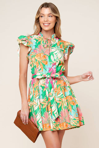 SHINE WITH ME WOVEN MINI DRESS - By Baano