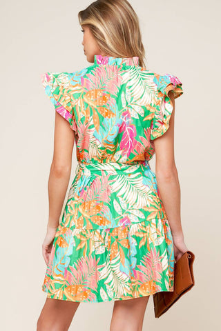 SHINE WITH ME WOVEN MINI DRESS - By Baano