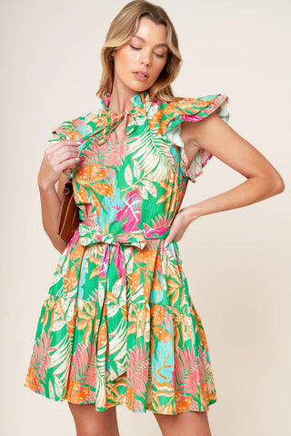 SHINE WITH ME WOVEN MINI DRESS - By Baano