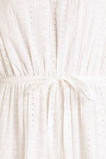 STARLIGHT SOIREE WOVEN EYELET MINI DRESS - By Baano