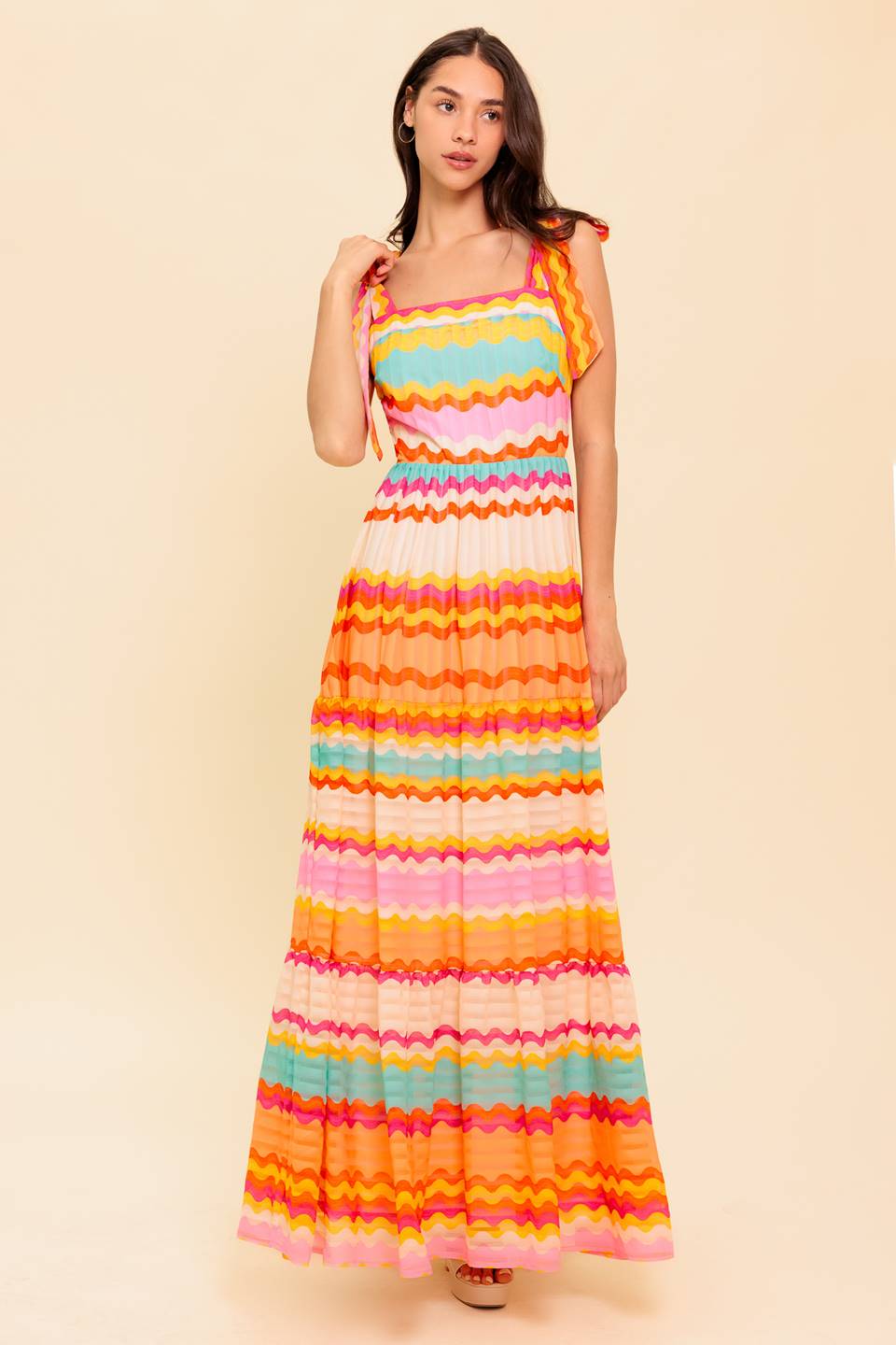 IN THE SPOTLIGHT WOVEN MAXI DRESS - By Baano