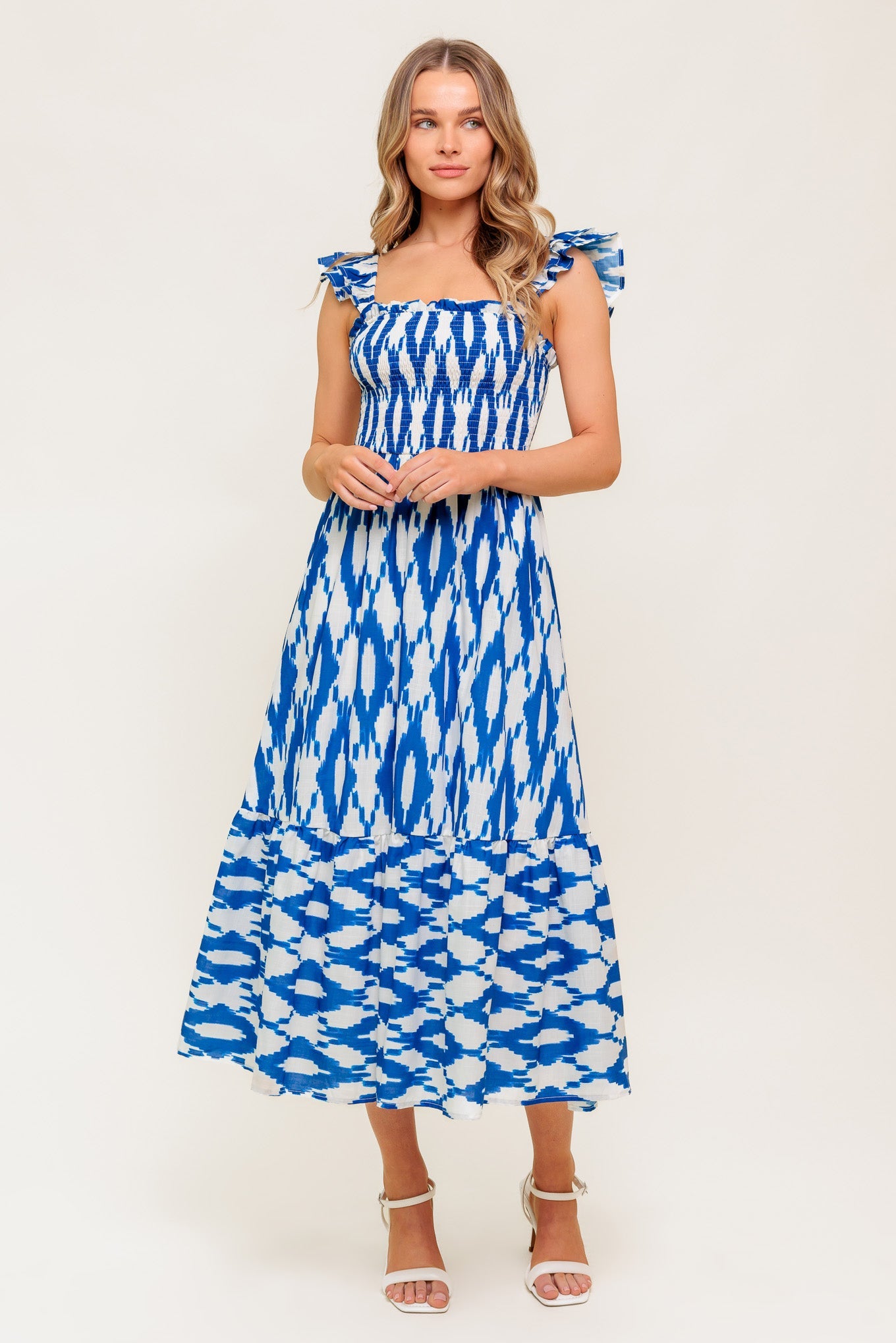 LOST IN THE DETAILS WOVEN MIDI DRESS - By Baano