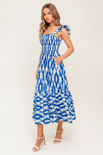 LOST IN THE DETAILS WOVEN MIDI DRESS - By Baano