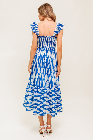 LOST IN THE DETAILS WOVEN MIDI DRESS - By Baano
