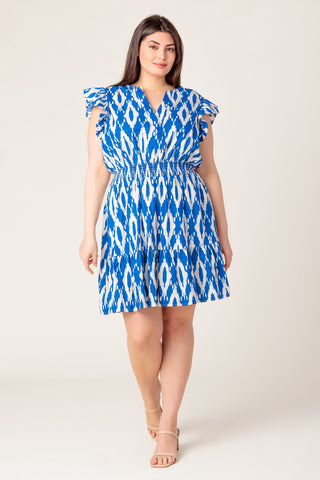 A PERFECT MATCH WOVEN MINI DRESS - By Baano