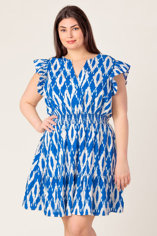 A PERFECT MATCH WOVEN MINI DRESS - By Baano