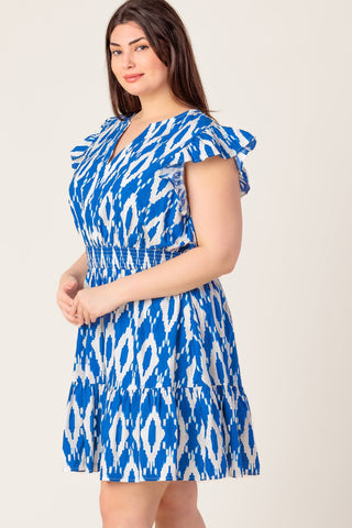 A PERFECT MATCH WOVEN MINI DRESS - By Baano