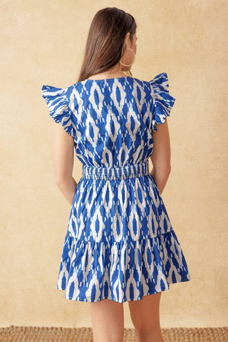 A PERFECT MATCH WOVEN MINI DRESS - By Baano