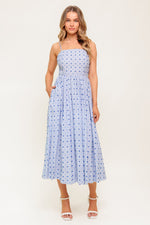 CHASE THE DAY WOVEN MIDI DRESS - By Baano