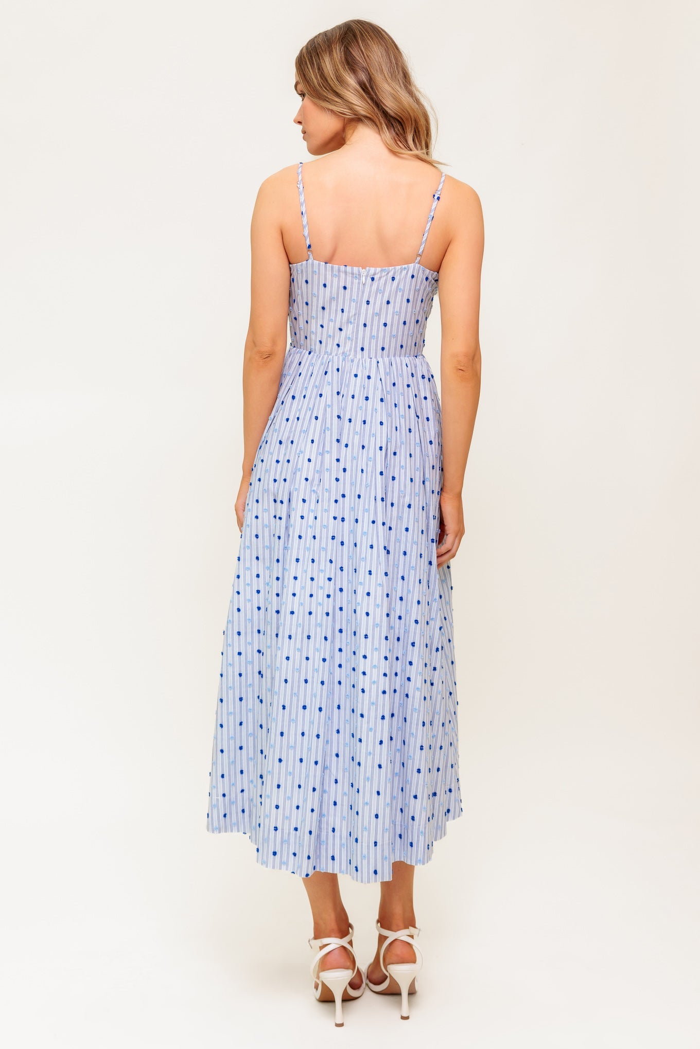 CHASE THE DAY WOVEN MIDI DRESS - By Baano