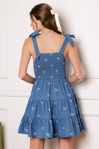 DUSK ENCHANTMENT WOVEN MINI DRESS - By Baano