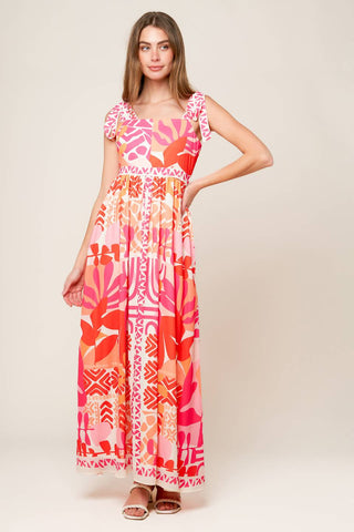 DRIVE-IN MOVIE WOVEN MAXI DRESS - By Baano