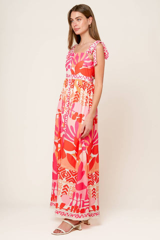 DRIVE-IN MOVIE WOVEN MAXI DRESS - By Baano