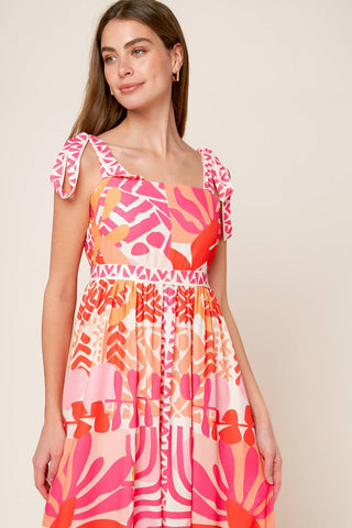 DRIVE-IN MOVIE WOVEN MAXI DRESS - By Baano
