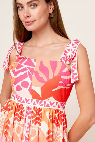 DRIVE-IN MOVIE WOVEN MAXI DRESS - By Baano
