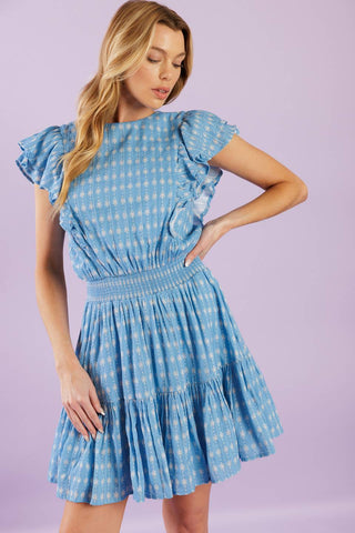 COME AS YOU ARE WOVEN MINI DRESS - By Baano