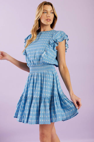 COME AS YOU ARE WOVEN MINI DRESS - By Baano