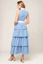 A TOUCH OF GRACE WOVEN MIDI DRESS - By Baano