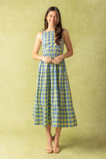 START ALL OVER WOVEN MIDI DRESS - By Baano