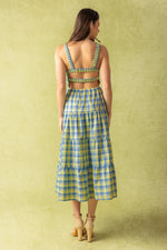 START ALL OVER WOVEN MIDI DRESS - By Baano