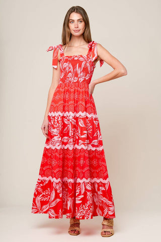 BRIGHTER DAYS WOVEN MAXI DRESS - By Baano