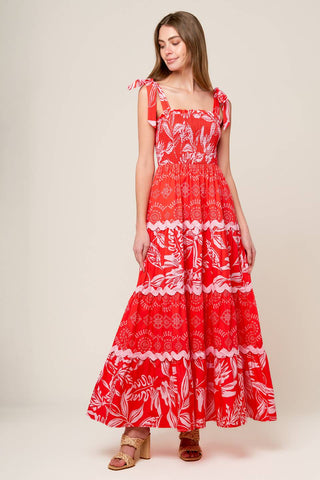BRIGHTER DAYS WOVEN MAXI DRESS - By Baano