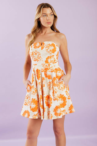 LOVE ME MORE WOVEN MINI DRESS - By Baano