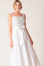 ROMINA BRODERIE WOVEN MIDI DRESS - By Baano