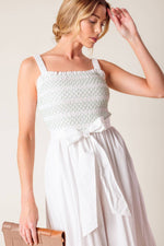 ROMINA BRODERIE WOVEN MIDI DRESS - By Baano