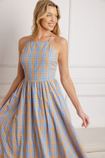 SWEET AS BERRIES WOVEN MIDI DRESS - By Baano