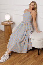 SWEET AS BERRIES WOVEN MIDI DRESS - By Baano