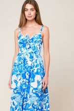 SPRING ROMANCE WOVEN MIDI DRESS - By Baano