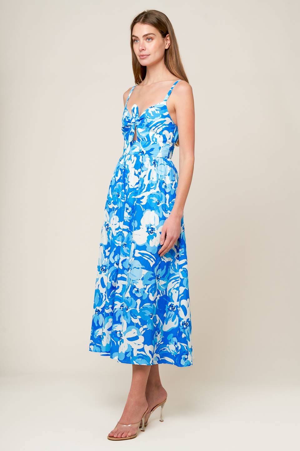 SPRING ROMANCE WOVEN MIDI DRESS - By Baano