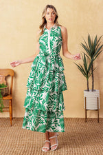 PARK AVENUE WOVEN WOVEN MIDI DRESS - By Baano