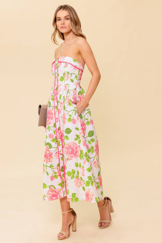 BETTER THAN EVER WOVEN MIDI DRESS - By Baano
