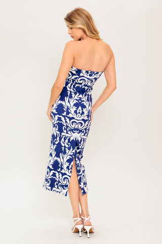 WHERE MY HEART IS CONTOURING MIDI DRESS - By Baano